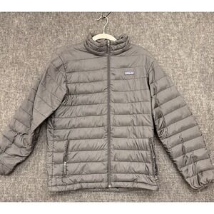 PATAGONIA DOWN SWEATER PUFFER QUILTED COAT JACKET BOYS SZ XL 14 YOUTH KIDS TEEN